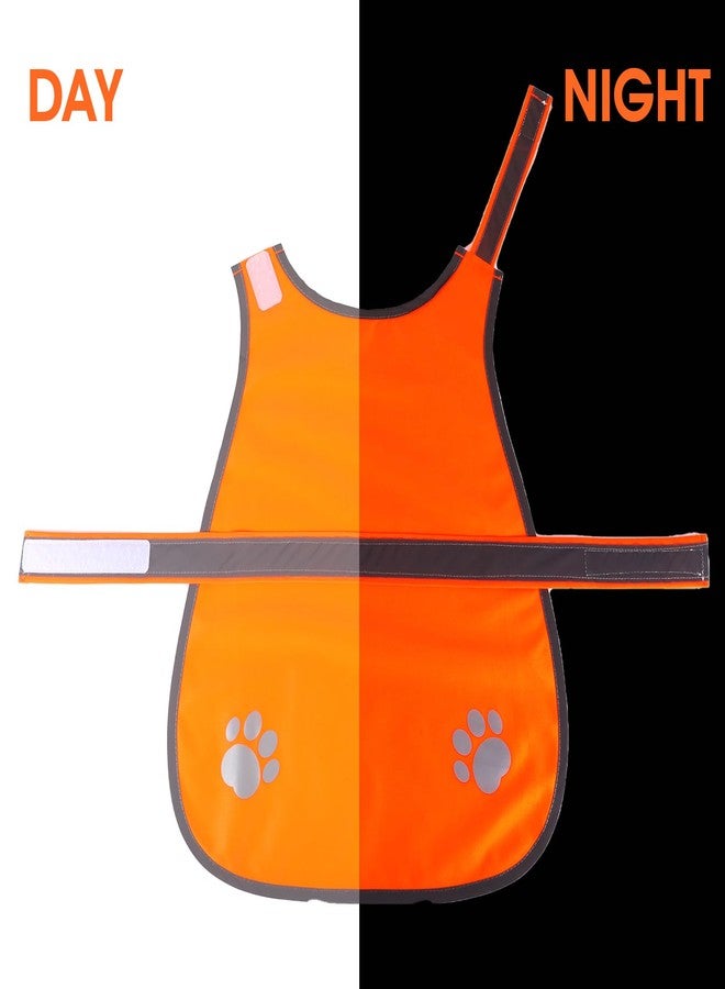 HaiFafafaing Reflective Dog Hunting Vest Orange - High Visibility Adjustable Reflective Pet Vests - Lightweight Breathable Dog Safety Vest for Hunting, Training & Cars Accidents - Image 3