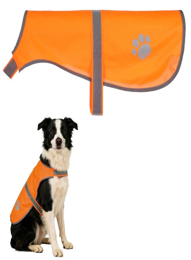 HaiFafafaing Reflective Dog Hunting Vest Orange - High Visibility Adjustable Reflective Pet Vests - Lightweight Breathable Dog Safety Vest for Hunting, Training & Cars Accidents - Image 1