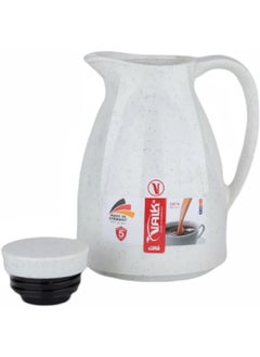 Valk Double Wall Glass Anti-Leakage Wide Mouth Vacuum Flask White 1.5 L 04-378  - Image 3