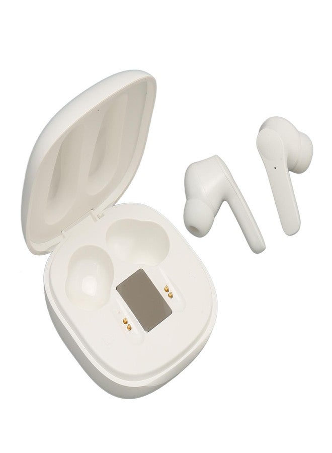 Sanpyl Language Translator Earbuds, Support 74 Languages 70 Accents Real Time 4 Translation Modes BT 5.0, Earbuds for Travel (White-1) - Image 1
