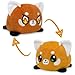 TeeTurtle The Original Reversible Red Panda Plushie Orange Cute Sensory Fidget Stuffed Animals That Show Your Mood 35 inch - Image 3