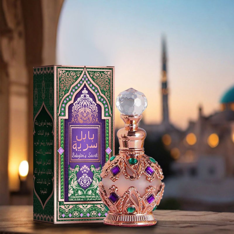 Crazylife Ornate Babylon's Secret Decorative Oil Bottle, Luxury Home Fragrance Scent Oil - Image 1
