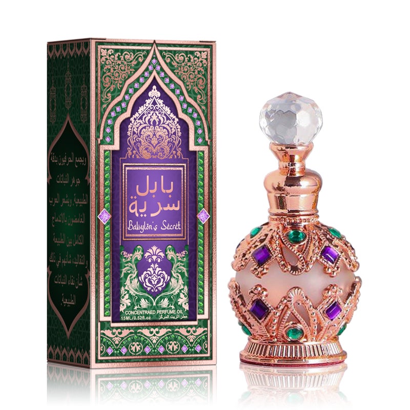 Crazylife Ornate Babylon's Secret Decorative Oil Bottle, Luxury Home Fragrance Scent Oil - Image 2