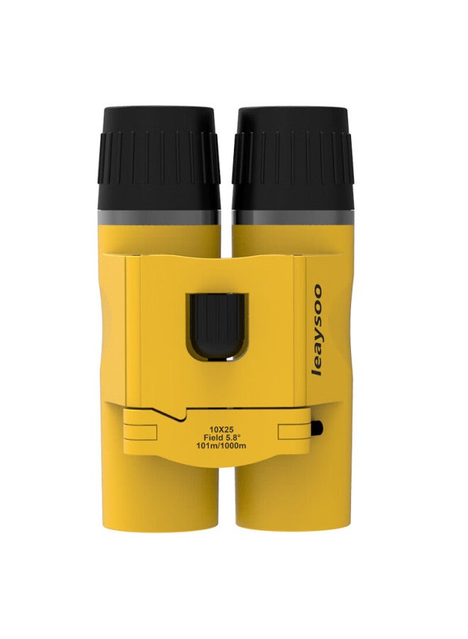 Leaysoo Yueying 10x25 Silver High-definition High-magnification Low-light Outdoor Hiking Concert Sports Portable Binoculars - Image 2