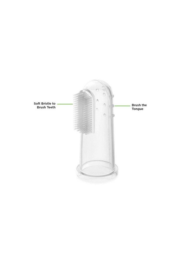 Beebaby Silicone Finger Brush With Carry Case Pack Of 2 For Baby (Green) - Image 5