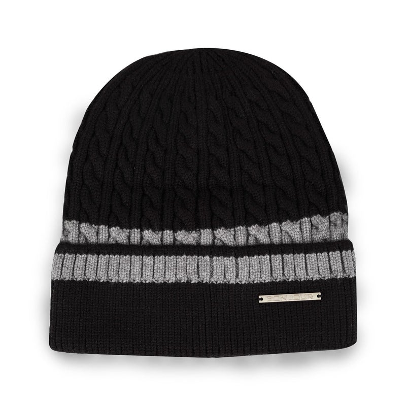 Bonjour Unisex Woolen Winter Cap for Men & Women | Thermal Wear Stylish Soft Winter Caps for Boys & Girls | Beanie Cap Black - Image 5