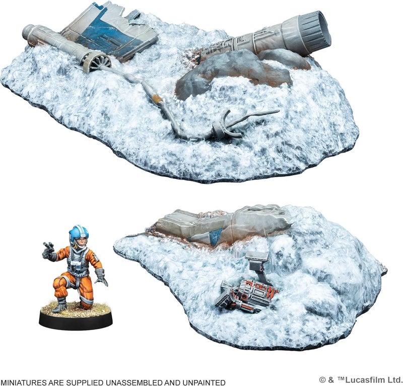 Atomic Mass Games Star Wars Legion Crashed X-Wing Terrain Expansion | Two Player Battle Game | Miniatures Strategy Game for Adults and Teens | Ages 14+ | 3 Hours Playtime - Image 4