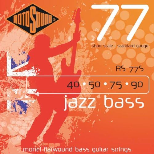 Rotosound RS77S Monel Flatwound Short-Scale Bass Guitar Strings (40 50 75 90) - Image 2