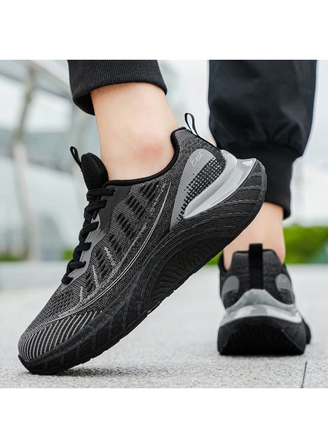 Aigle Sports Shoes Uni Casual Mesh Breathable Lightweight Durable Outdoor Running Shoes Graphite Black Size 43 - Image 5