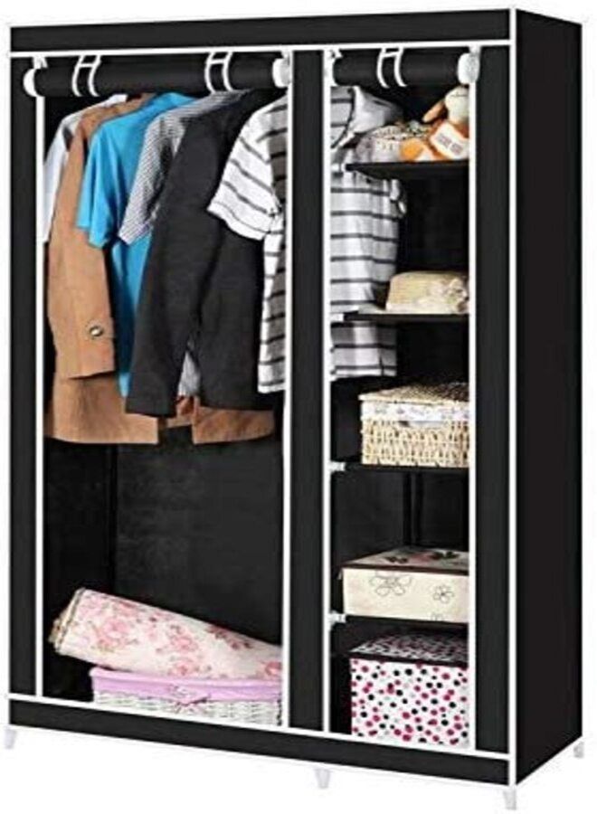 خزانة ملابس محمولة من القماش - Image 2