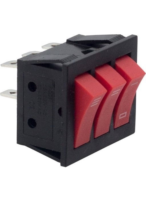 Acenter Triple Stove Switch Without Light (IC-136)  - Image 1