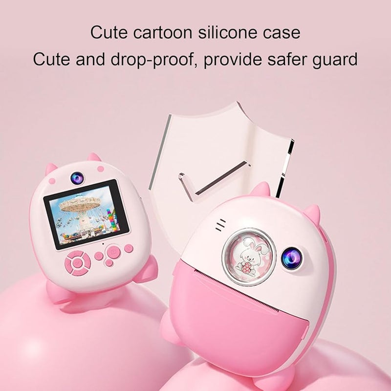 48MP Dual Lens Instant Print Camera Portable Travel Selfie Camera For Kids - Image 4