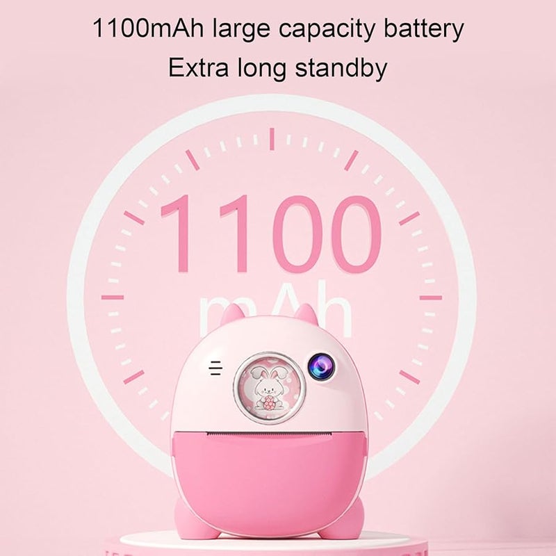 48MP Dual Lens Instant Print Camera Portable Travel Selfie Camera For Kids - Image 5