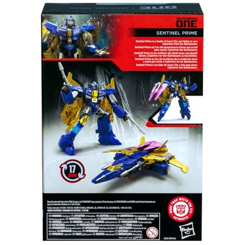TRANSFORMERS لعبة Transformers سلسلة الاستوديو فئة فويجر واحد سنتينل برايم 6.5 بوصة شخصية متحولة، ألعاب روبوت، 8+ - Image 2