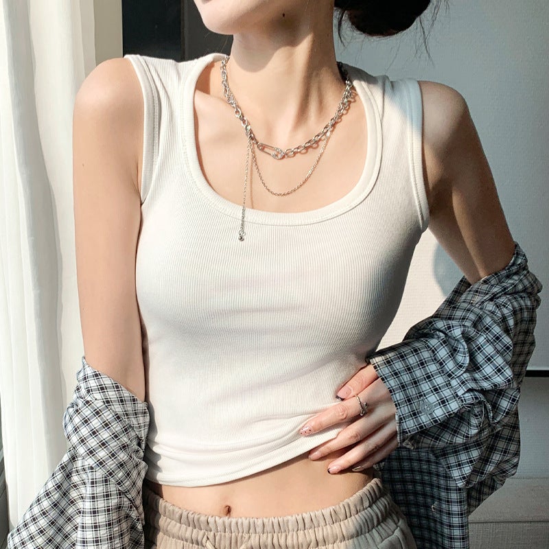 Women's Sleeveless Crop Camisole Top - Image 4