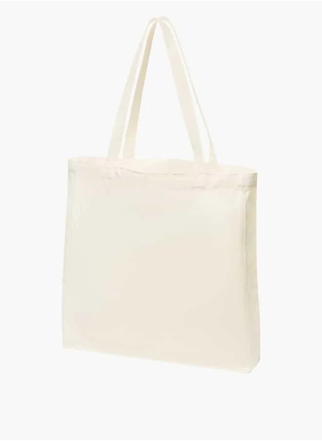 اس بي كاركترز Ramones Print Fabric Tote Bag with Double Handle