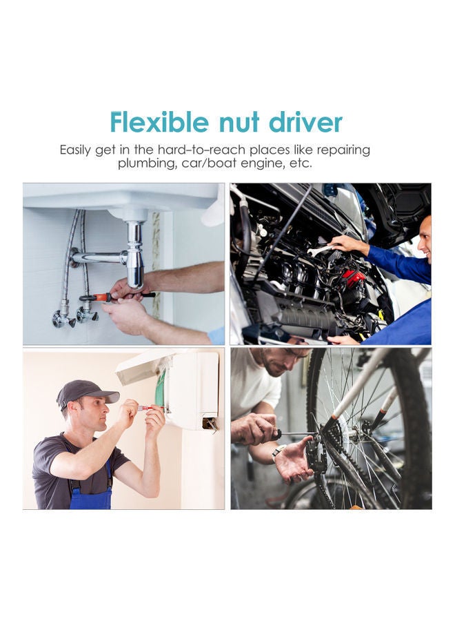 NIBEMINENT Flexible Hose Clamp Driver Multicolour 31.00 x 3.00 3.00cm - Image 4