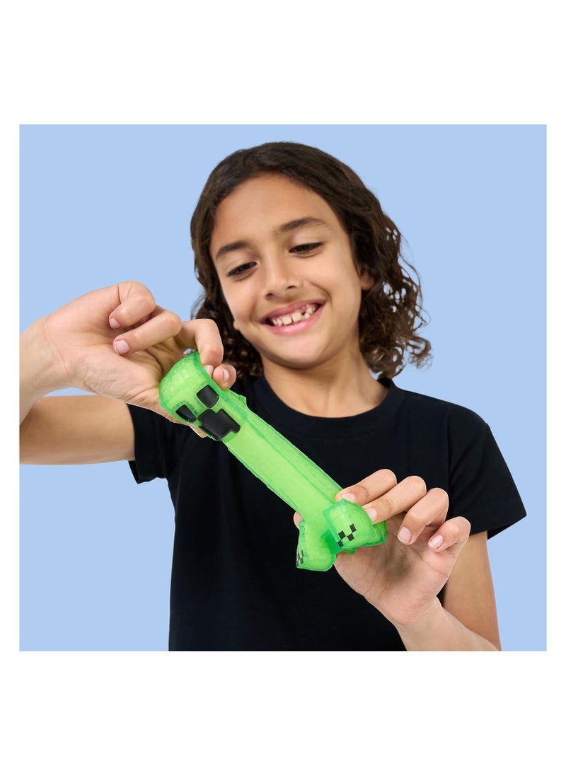 MINECRAFT Heroes of Goo Jit Zu Minecraft Stretchy Creeper | Super Crunchy Goo Filling | Hidden Gunpowder Inside | Stretch 3X Size  - Image 3