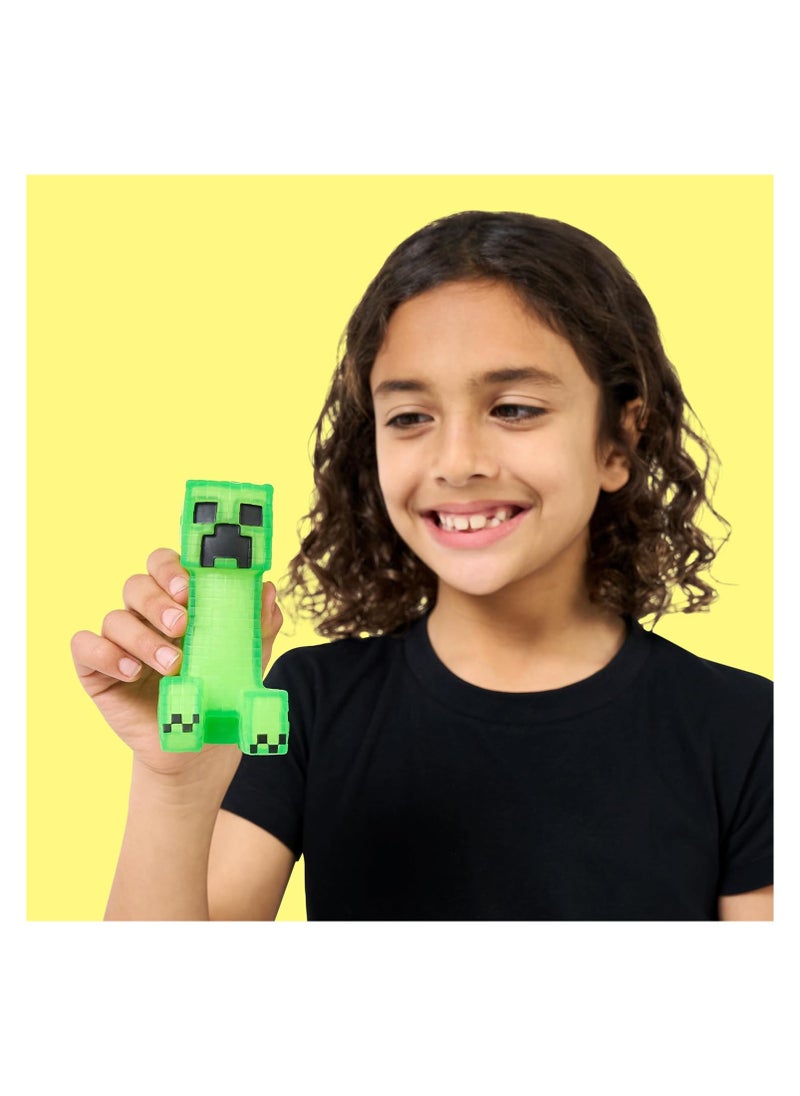 MINECRAFT Heroes of Goo Jit Zu Minecraft Stretchy Creeper | Super Crunchy Goo Filling | Hidden Gunpowder Inside | Stretch 3X Size  - Image 4