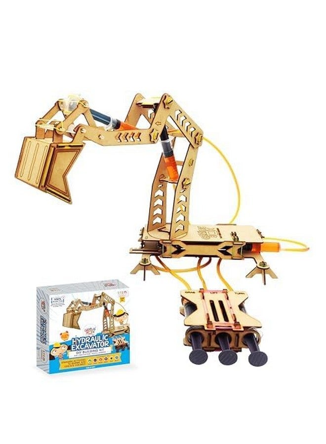 Genius Box - Play some Learning Genius Box Hydraulic Excavator DIY Science Kit for 8+ Year Age, STEM Toy, Learning Kit, Educational and Construction Kit - Image 3