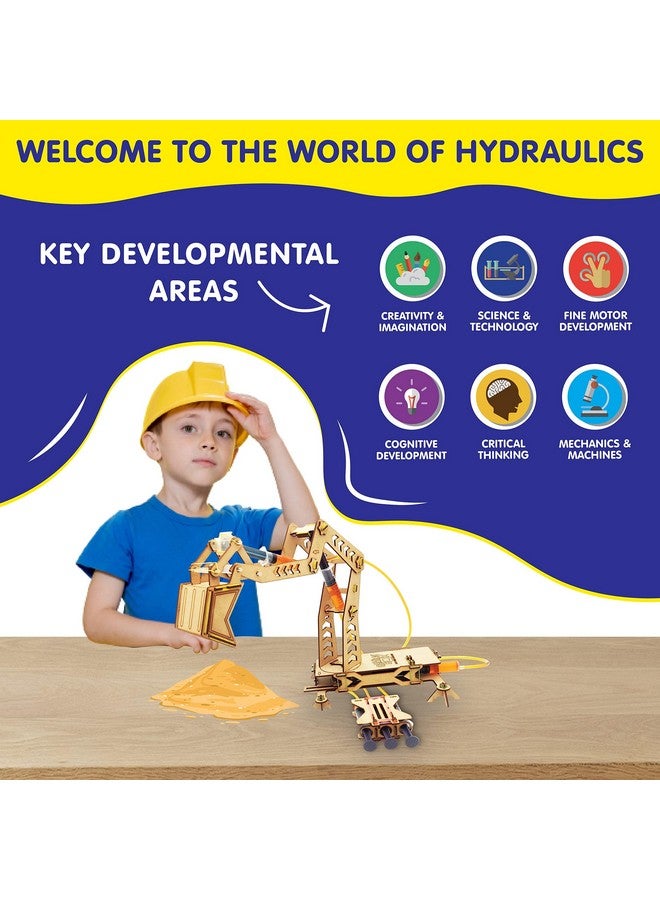 Genius Box - Play some Learning Genius Box Hydraulic Excavator DIY Science Kit for 8+ Year Age, STEM Toy, Learning Kit, Educational and Construction Kit - Image 5