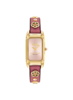 COACH Cadie Pu Strap Analog Watch  - Image 1