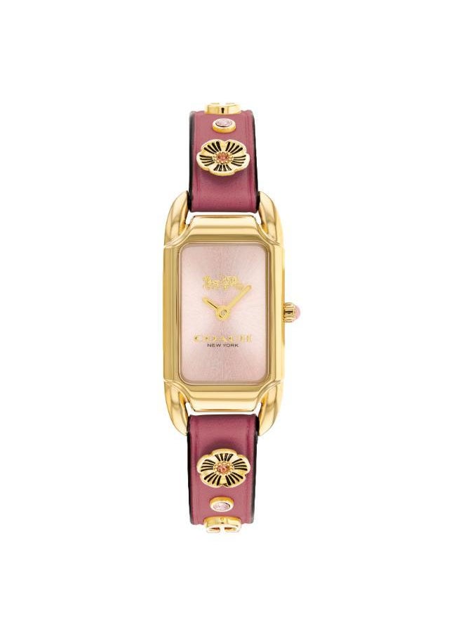 COACH - Cadie Pu Strap Analog Watch - Image 1