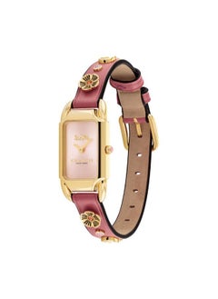 COACH Cadie Pu Strap Analog Watch  - Image 3