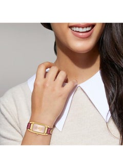 COACH Cadie Pu Strap Analog Watch  - Image 4