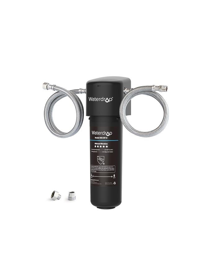 Waterdrop 10UA Under Sink Water Filter System, Reduces Lead, Chlorine, Bad Taste & Odor, Under Counter Water Filter Direct Connect to Kitchen Faucet, NSF/ANSI 42 Certified, 8K Gallons, USA Tech - Image 1