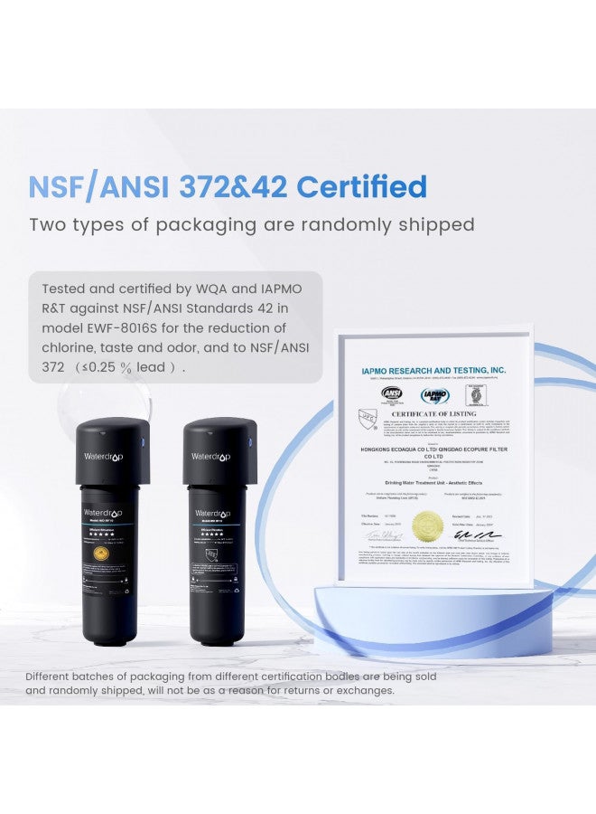 Waterdrop 10UA Under Sink Water Filter System, Reduces Lead, Chlorine, Bad Taste & Odor, Under Counter Water Filter Direct Connect to Kitchen Faucet, NSF/ANSI 42 Certified, 8K Gallons, USA Tech - Image 4