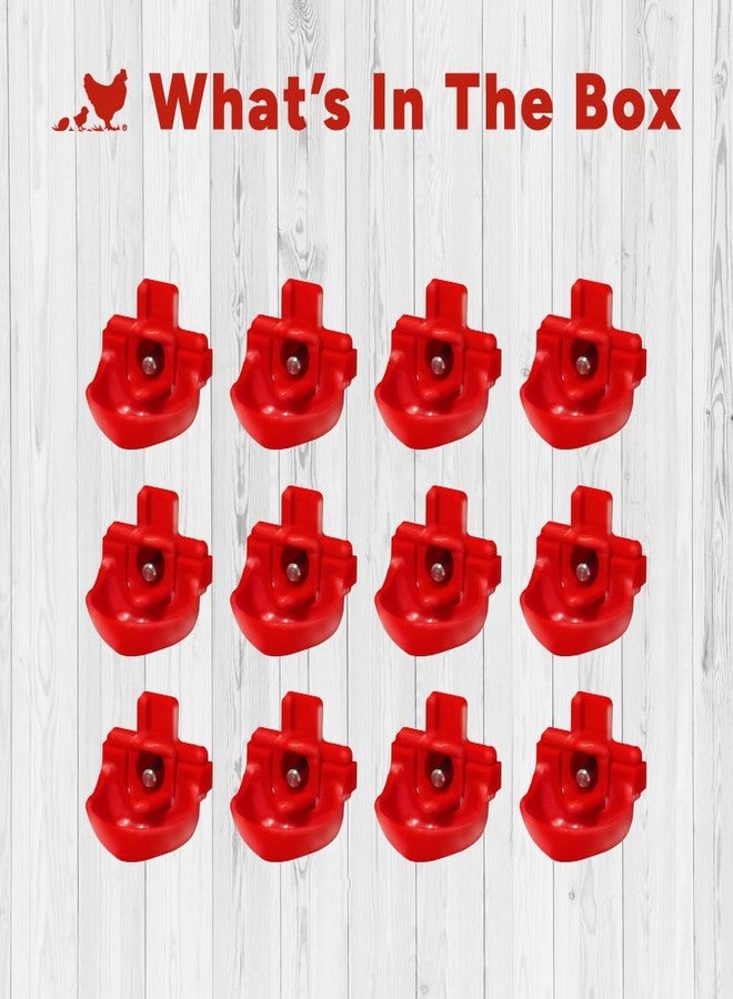 RentACoop DIY Waterer Kit - Horizontal with Dribble Dish and Installation Tool - Great for Chickens, Turkeys, Peafowl, and Other Poultry - 12 Pack - Image 5