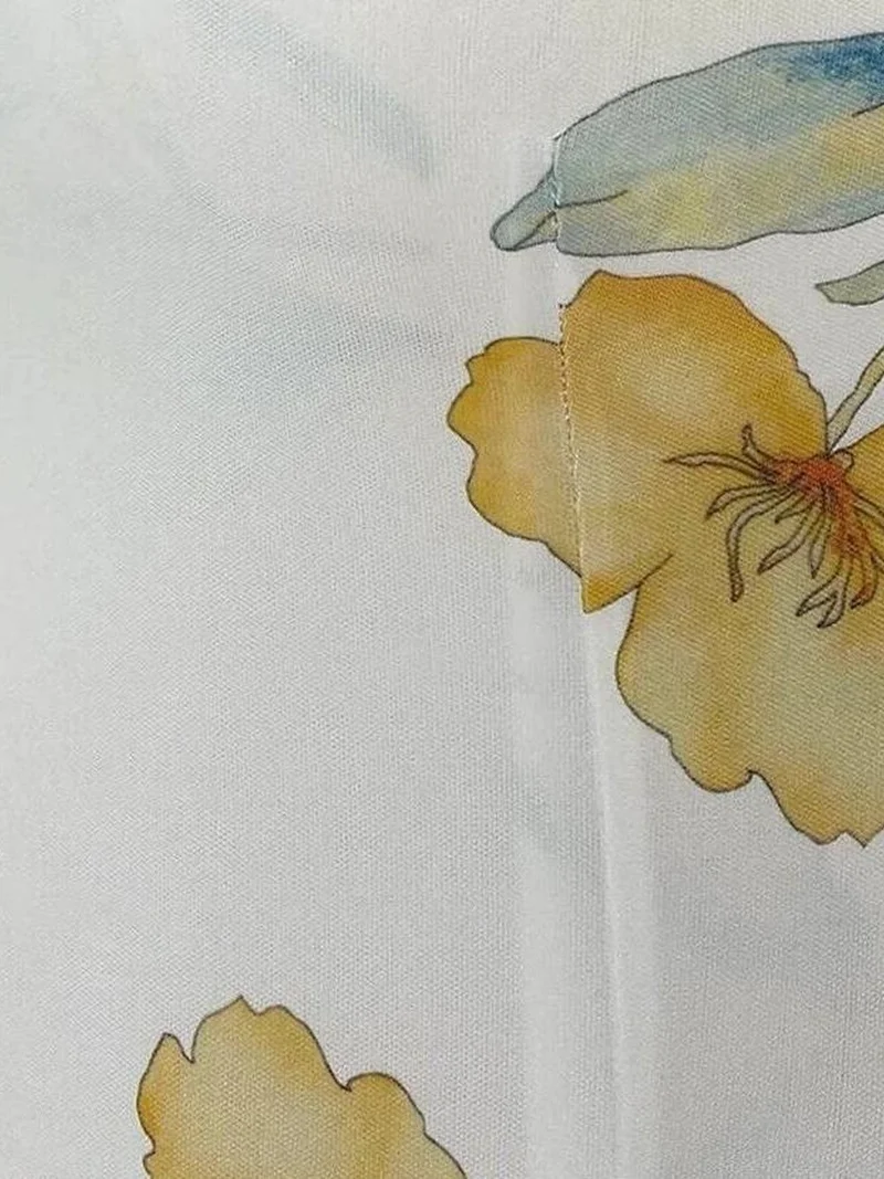 زوبعة فستان ميدي مطبوع بياقة قارب