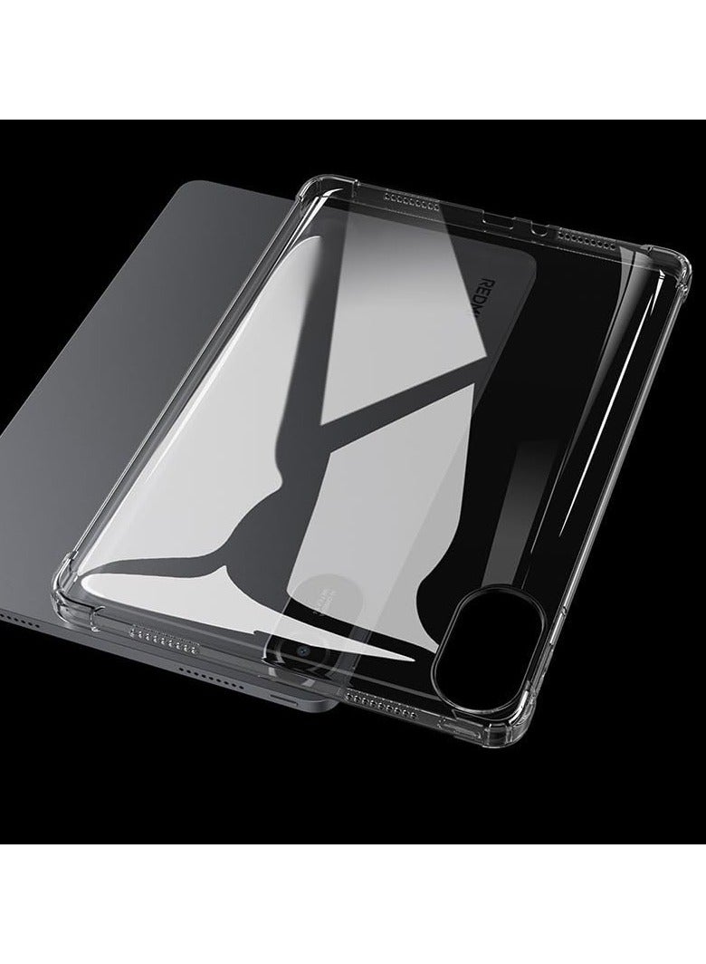 VKL Clear Case Compatible with Redmi Pad 2 (11 Inch) 2025 Tablet - Transparent Flexible Soft Durable Protection Silicone Rubber TPU Back Cover - Image 5