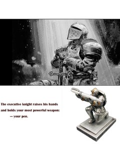 Y&D Executive Knight Pen Holder Personalized decoration Desk Accessory Stationery organizer, creative Stand Decorative Gift for Office  - Image 2