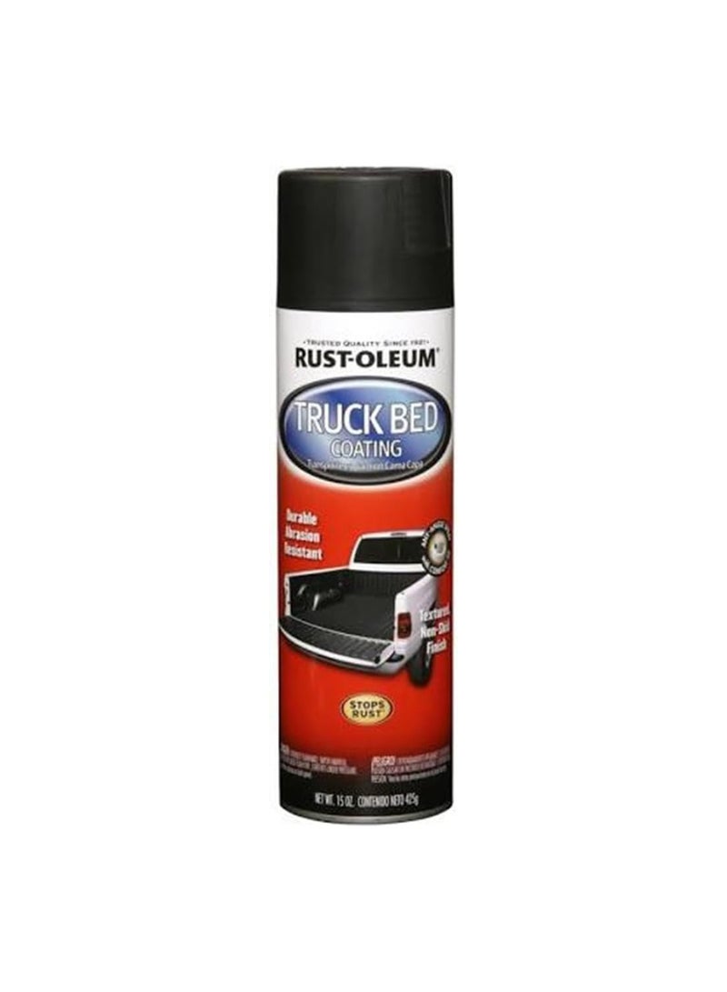 RUST-OLEUM 15oz Stops Rust Truck Bed Coating Spray Paint - Black - Image 1