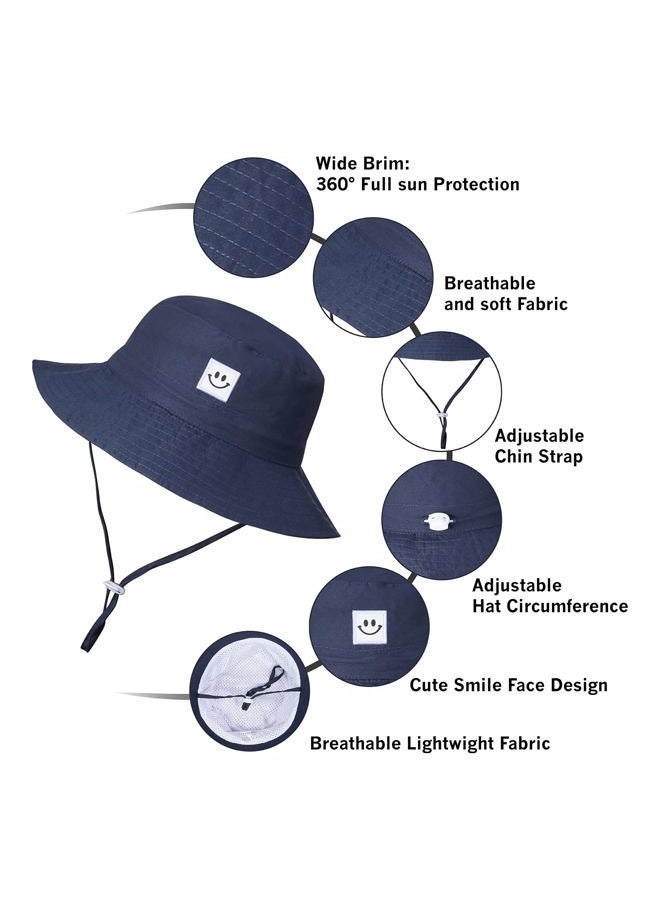 MaxNova Baby Boy Sun Hat Summer Beach Bucket Hats for Toddler 6-12,12-24 months - Image 5