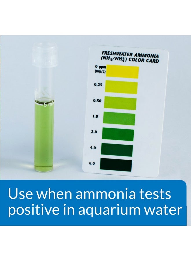 API API AMMO-LOCK Freshwater and Saltwater Aquarium Ammonia Detoxifier 8-Ounce Bottle (45D)  - Image 2
