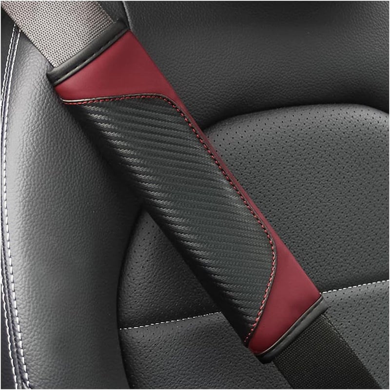Osilly Carbon Fiber Seat Belt Covers - 2 Pack - Image 1