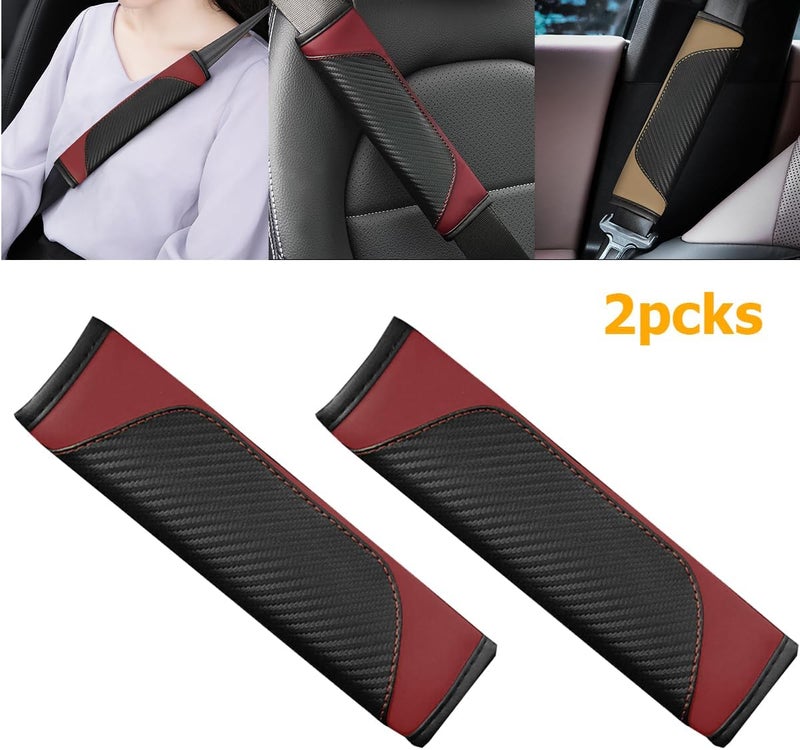 Osilly Carbon Fiber Seat Belt Covers - 2 Pack - Image 4
