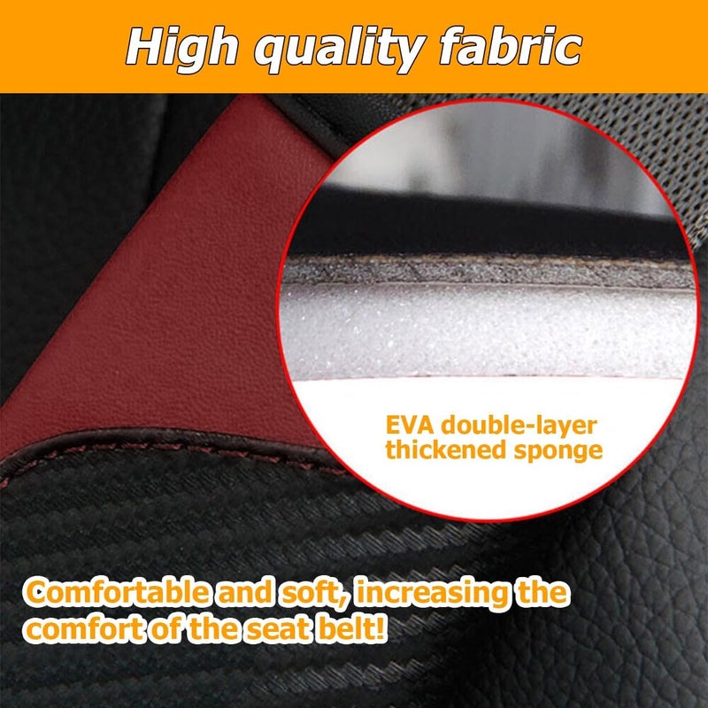 Osilly Carbon Fiber Seat Belt Covers - 2 Pack - Image 3