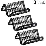 MaxGear Metal Mesh Business Card Holder Stand for Desk Business Card Display Holders Mesh Collection Organizer for Name - Image 1