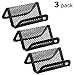 MaxGear Metal Mesh Business Card Holder Stand for Desk Business Card Display Holders Mesh Collection Organizer for Name - Image 2