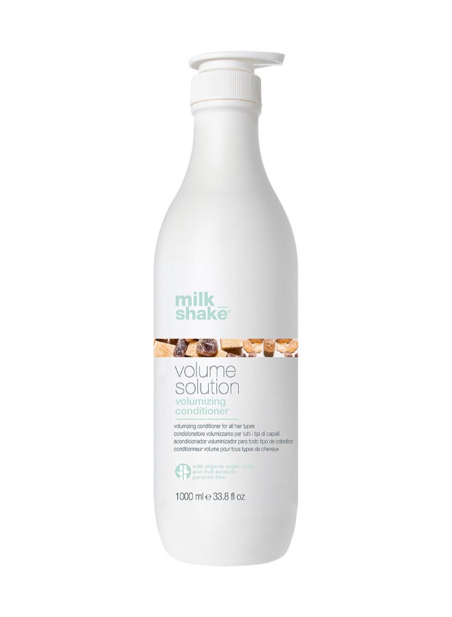 Milk Shake بلسم حجم الحل – بلسم مكثف لجميع أنواع الشعر – تركيبة خالية من البارابين مع مشتقات قصب السكر وبروتينات الحليب ومستخلصات الفواكه العضوية لجسم لامع وخفيف وطويل الأمد، 1 لتر - Image 1