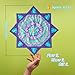 YangkoStar 24 Flow Star 330g Balanced ProWeight Flowstar Spinning Cloth for All Skill Levels Easy to Spin Do Tricks Flow Toy for Juggling EDM Festival Rave PartyMandala - Image 4