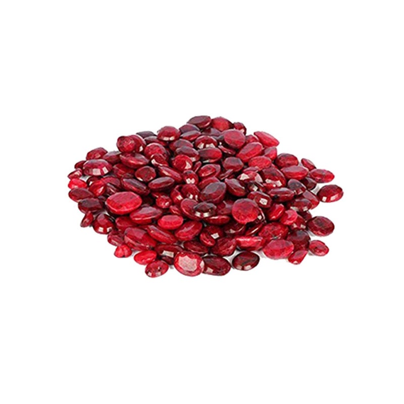 GEMHUB Approx 100 Ct./7 Pcs Ring Size Gorgeous African Pigeon Blood Red Ruby Loose Gemstones Lot Ruby July Birthstone - Image 1