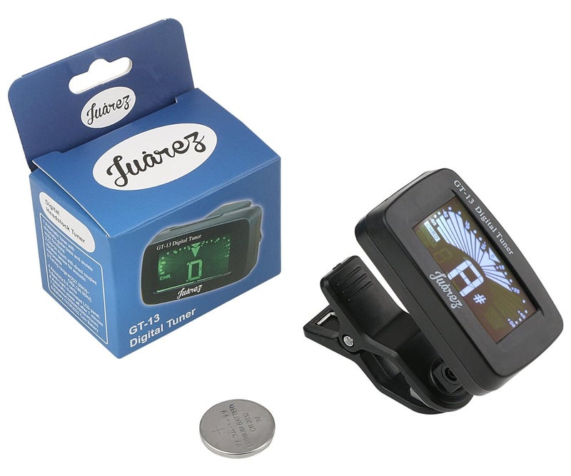 Juarez Juârez GT-13 Digital LCD Guitar Bass Violin Ukulele Clip On Automatic Chromatic Tuner - Image 4
