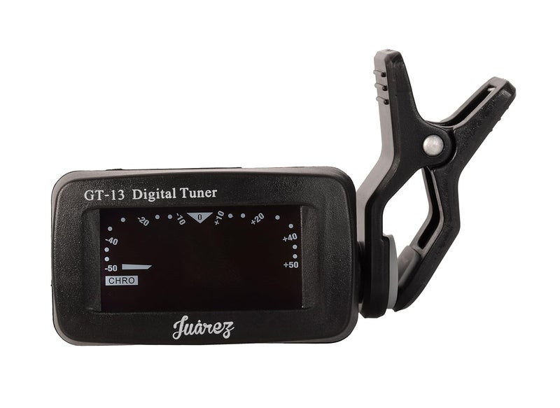 Juarez Juârez GT-13 Digital LCD Guitar Bass Violin Ukulele Clip On Automatic Chromatic Tuner - Image 1