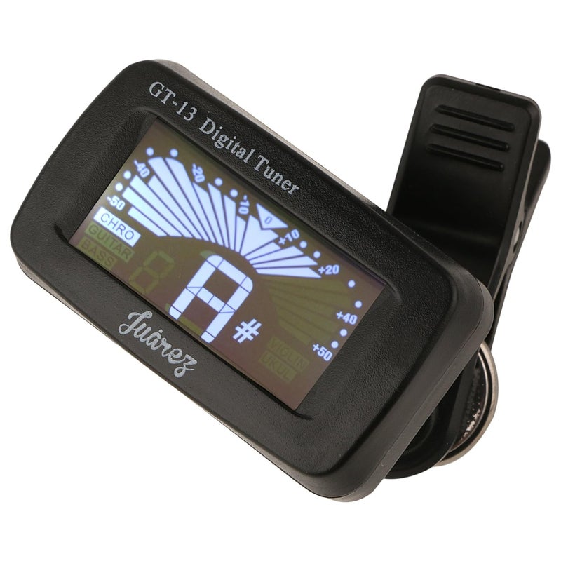 Juarez Juârez GT-13 Digital LCD Guitar Bass Violin Ukulele Clip On Automatic Chromatic Tuner - Image 5