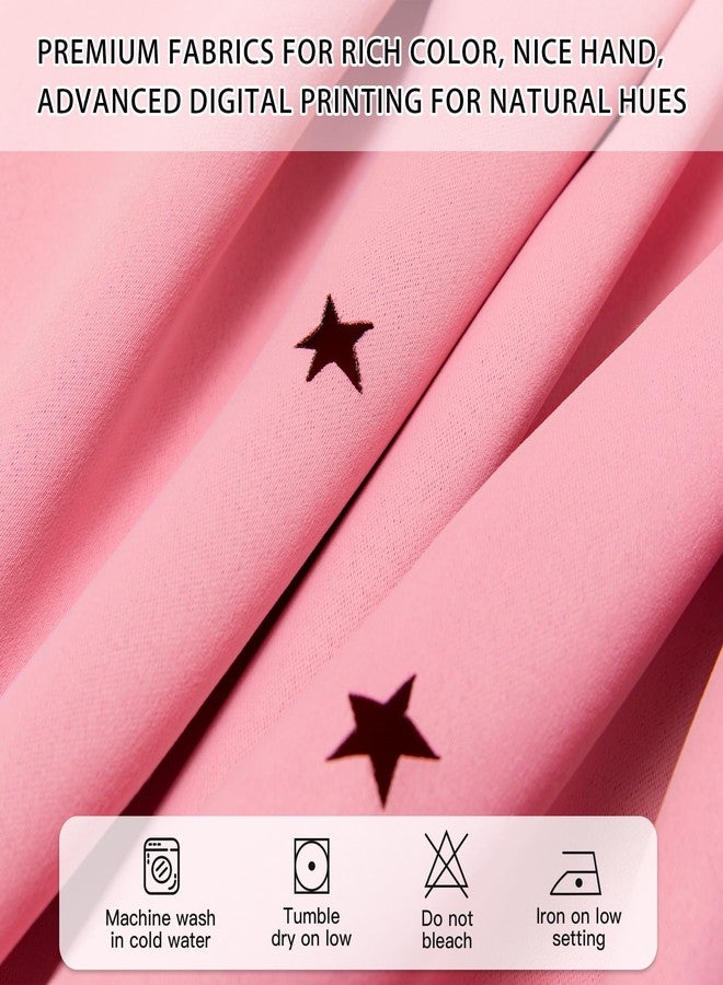 XiDi Curtains for Bedroom Decor Pink34/54/1 - Image 5